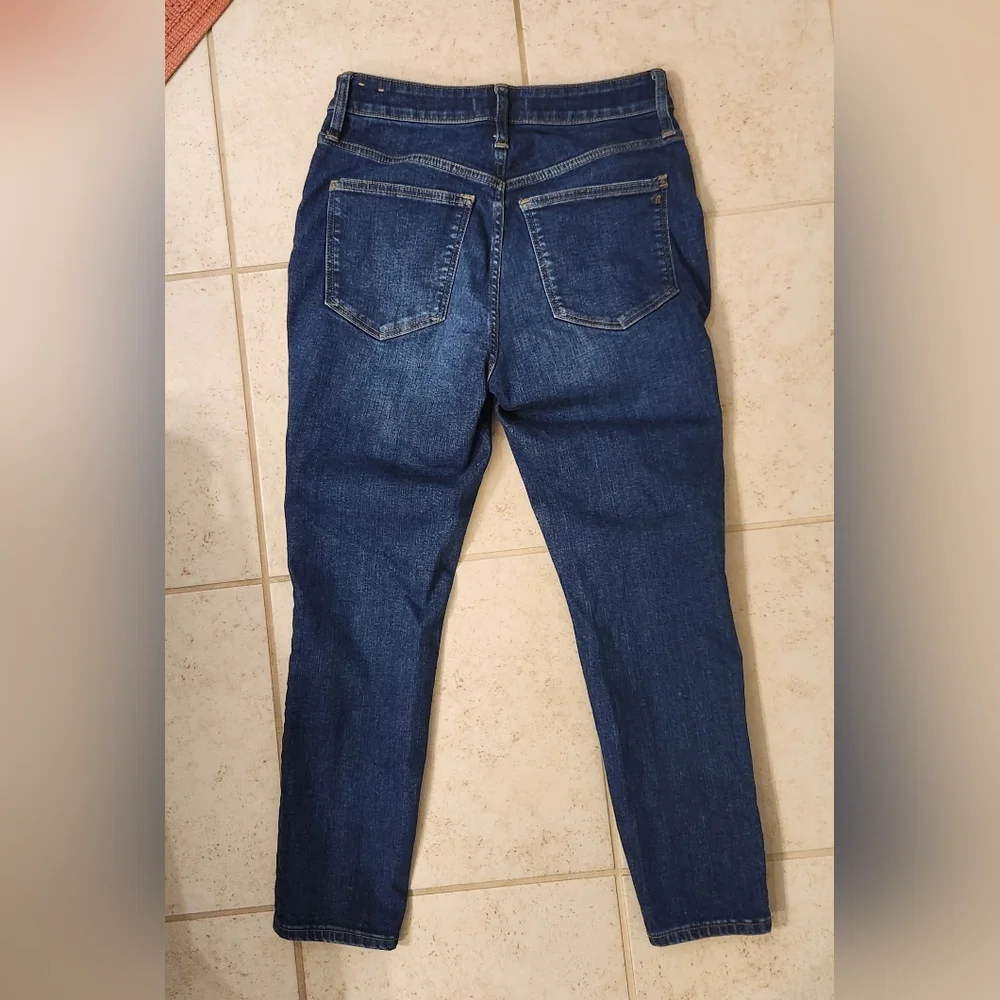 Madewell Dark Wash‎ Womens Jeans Size 29P Curvy High Rise Skinny #SS1113